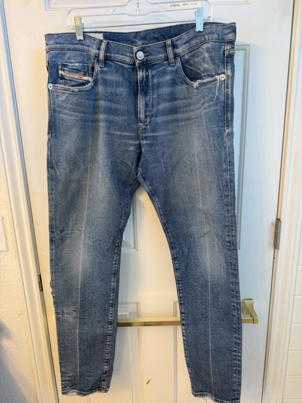 Diesel Slim Fit Jeans in Faded Blue